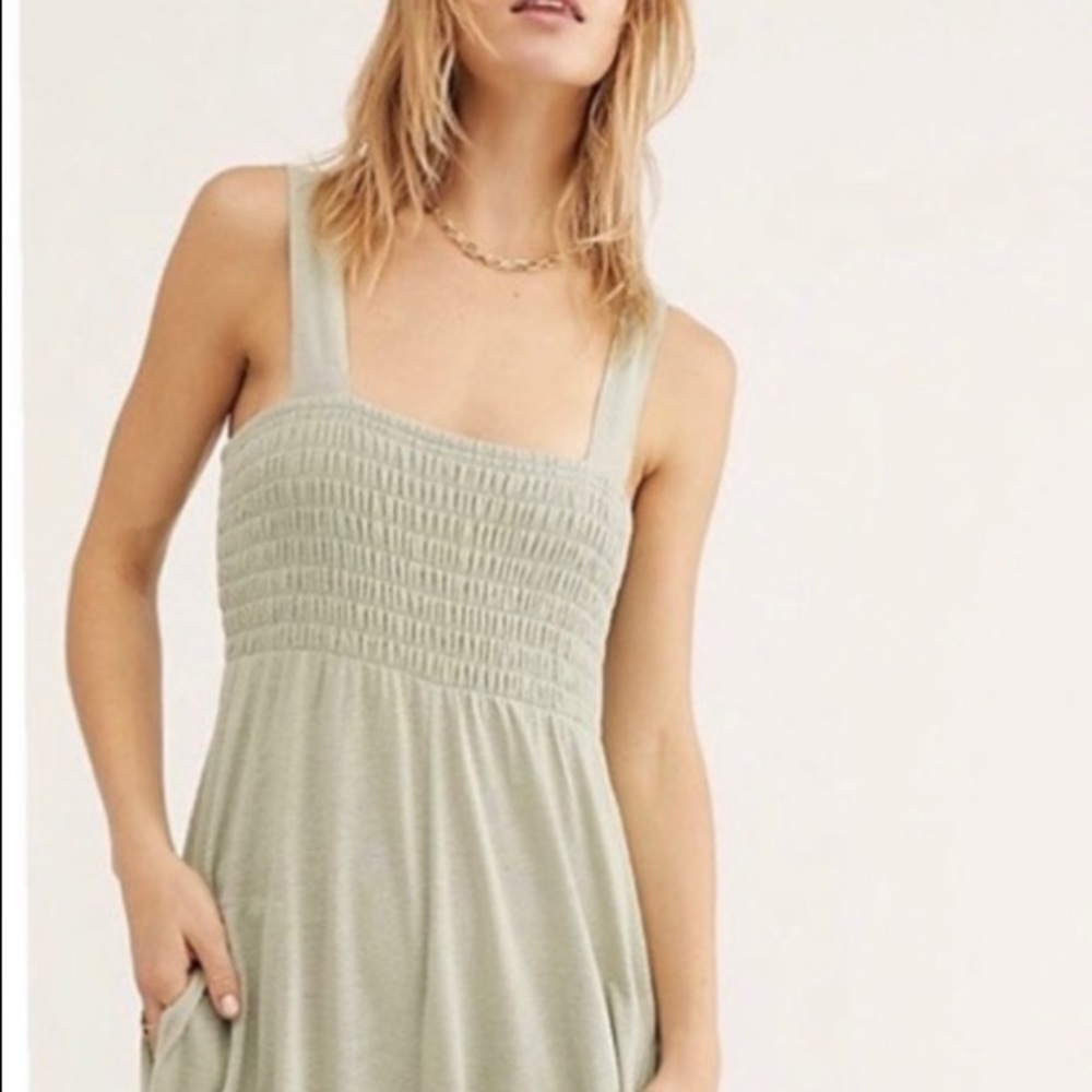 Free People Homecoming Jumpsuit tan xs